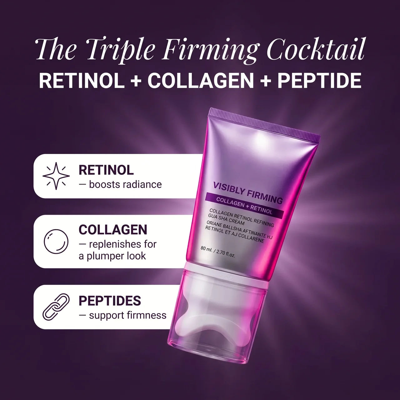 Defyne Firming Cream with Gua Sha Applicator